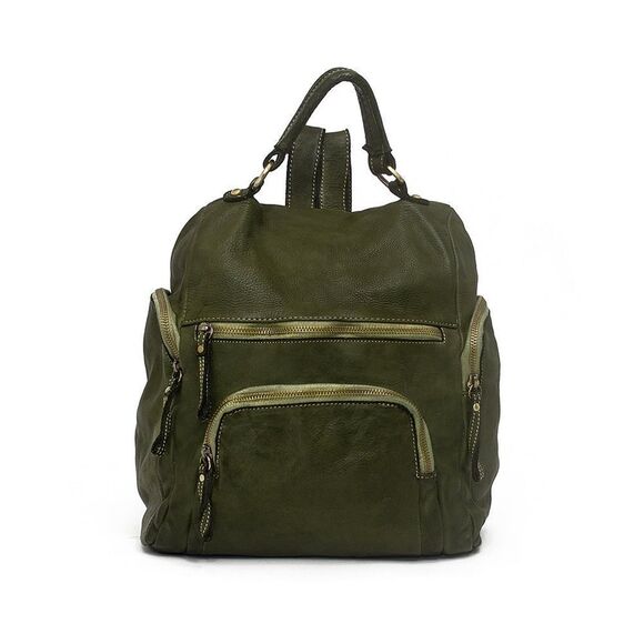 Olive Green Women's Backpack - Picture 1 of 7